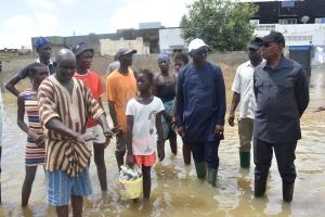 Inondations à Fatick : Serigne Mbaye Thiam au chevet des sinistrés