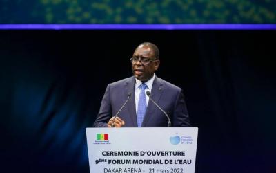 Ouverture du 9e Forum mondial de l'eau au Sénégal pour "sonner l'alerte"