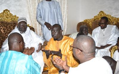 Reçu par Serigne Mountakha: Mamadou Mamour Diallo s'engage à résoudre les problèmes d'assainissement de Touba
