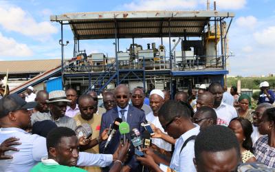 Lansana Gagny Sakho Directeur Général de l'ONAS « Aucune goutte de l’Omniprocessor n’est commercialisée » Lansana Gagny Sakho Directeur Général de l'ONAS « Aucune goutte de l’Omniprocessor n’est commercialisée »