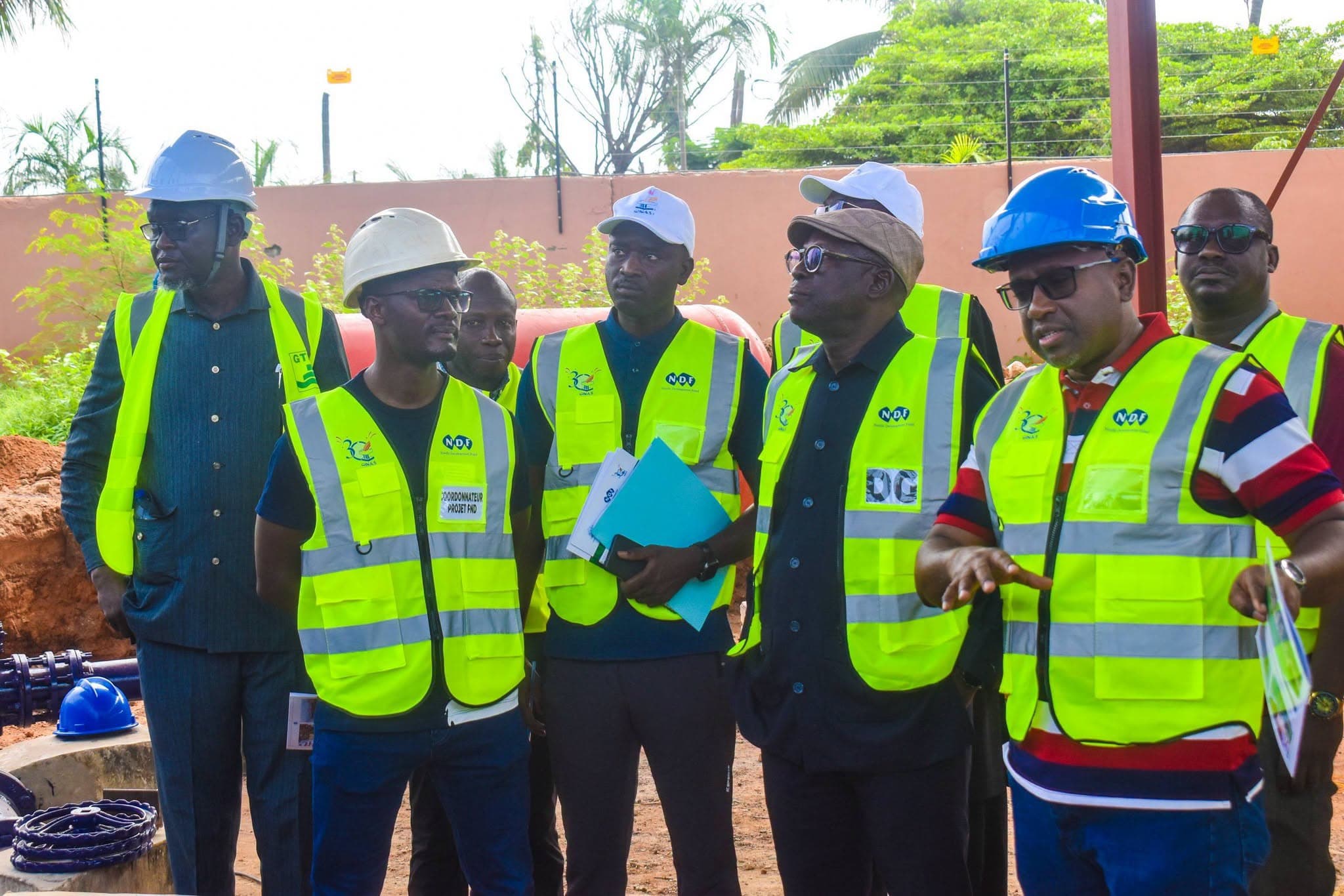  Visite de chantier du DG de l'ONAS, Monsieur Séni DIENE, au Projet d'adduction d'eau épurée des Grandes Niayes