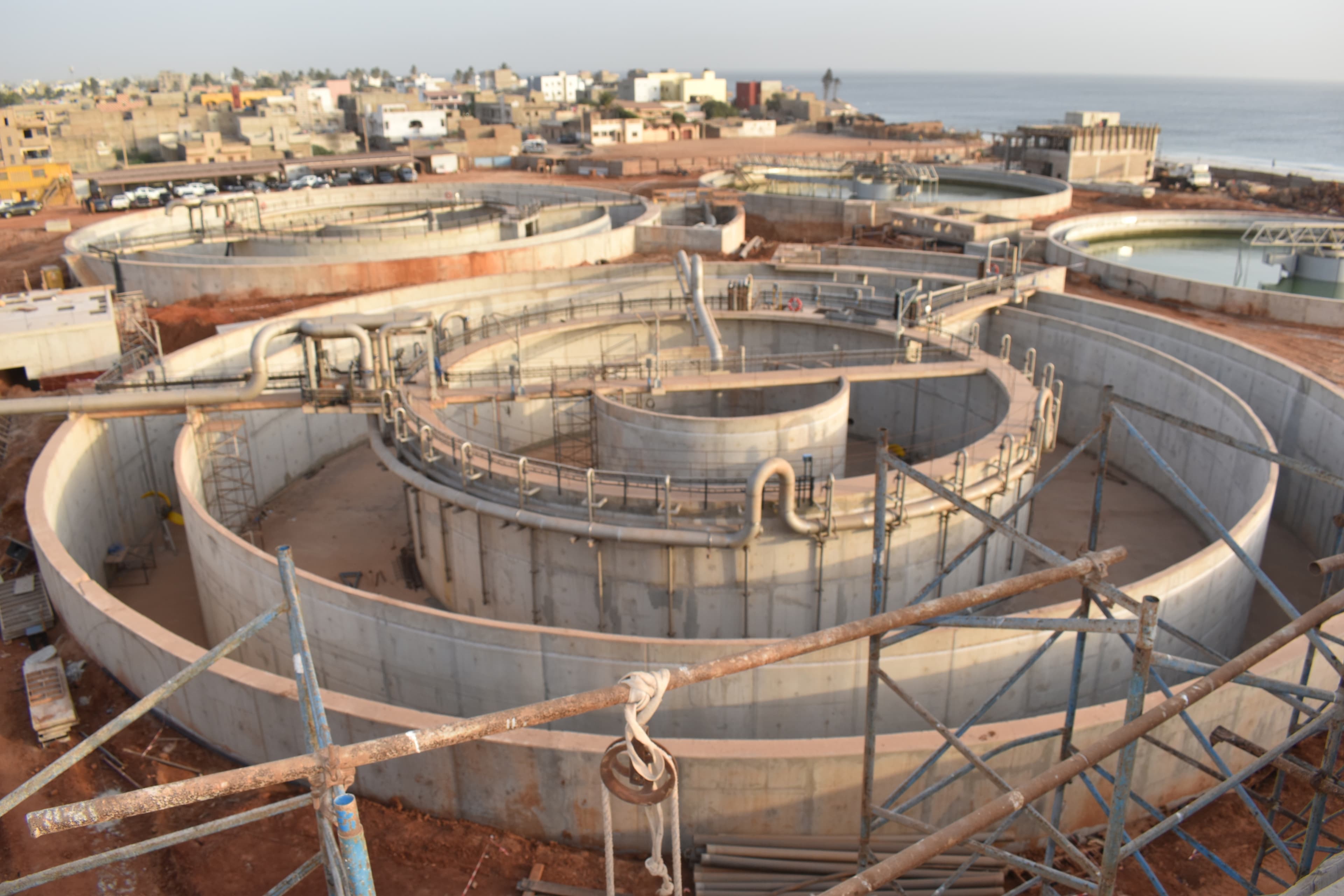 Travaux de drainage des eaux pluviales de Touba