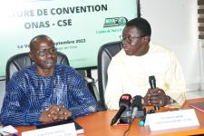Signature de convention entre ONAS et CSE en images 