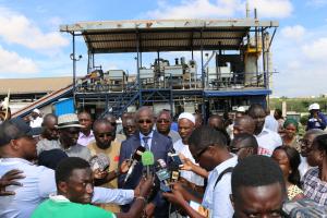  Lansana Gagny Sakho Directeur Général de l&#039;ONAS « Aucune goutte de l’Omniprocessor n’est commercialisée »
