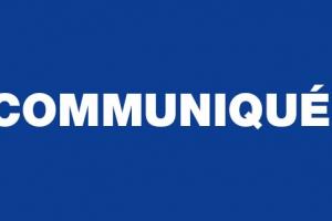 COMMUNIQUÉ