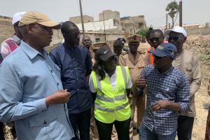 KAOLACK : SERIGNE MBAYE THIAM SALUE LES RÉSULTATS DU PROGRAMME DE LUTTE CONTRE LES INONDATIONS