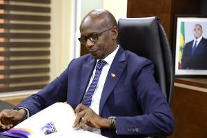 LANSANA GAGNY SAKHO, DG DE L’ONAS SUR LE DÉMARRAGE DES TRAVAUX DE DÉPOLLUTION DE LA BAIE DE HANN 