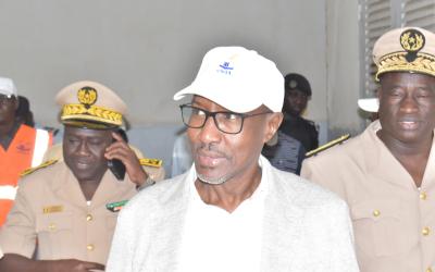 Hivernage 2023: Le Directeur général de l'Onas, Mamour Diallo en visite de terrain dans la région Nord Hivernage 2023: Le Directeur général de l'Onas, Mamour Diallo en visite de terrain dans la région Nord